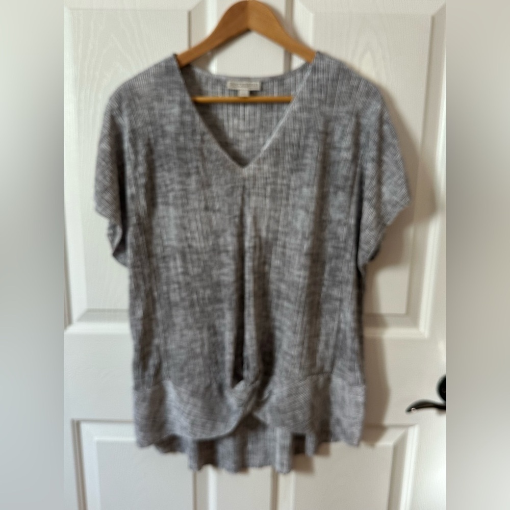 Dana Buchman Black and White Knit Top w Matching Pants